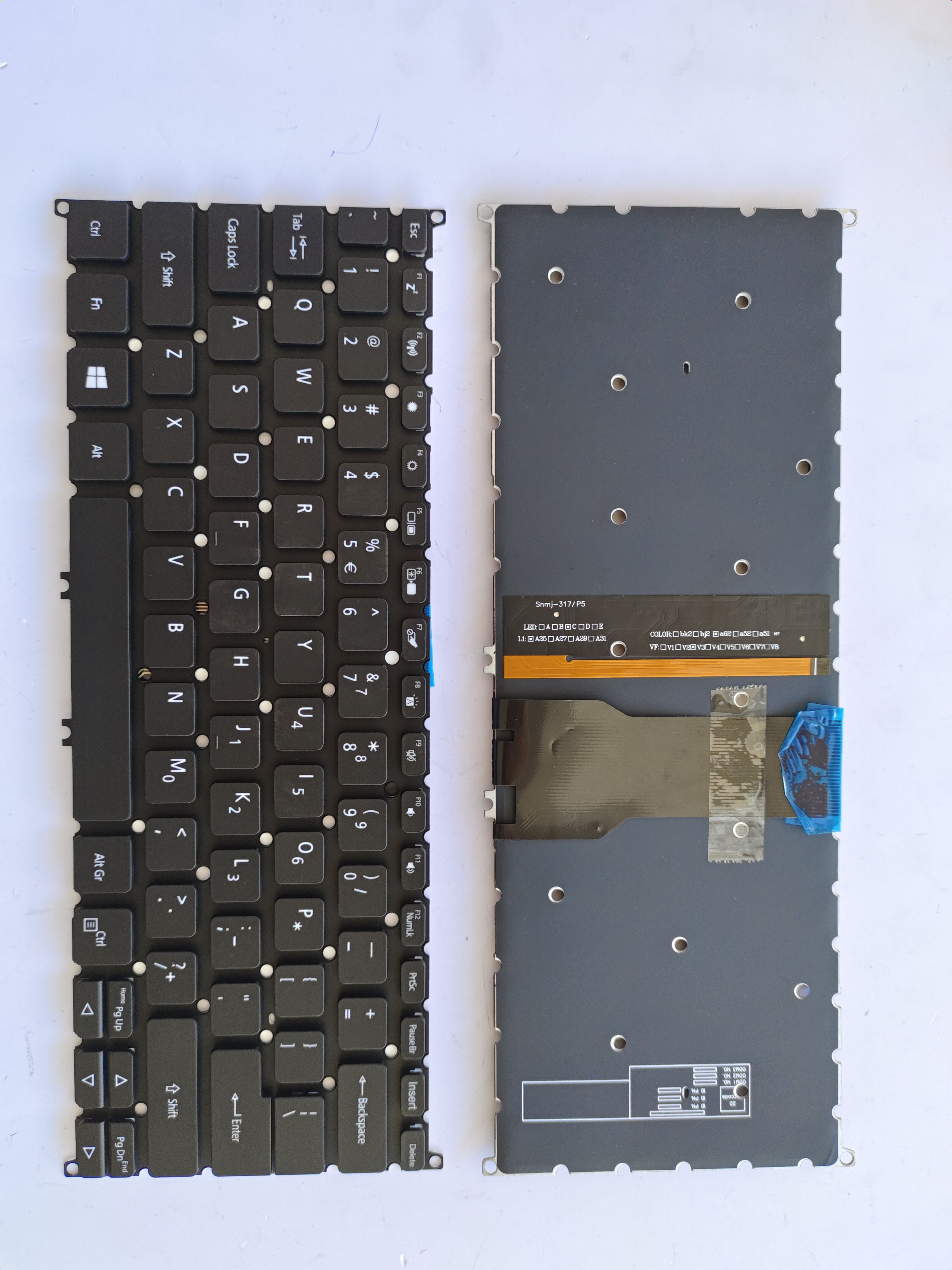 Picture of New Replacement Laptop Keyboard For ACER SF114-32 without switch BLACK Backlit (OEM) US Layout